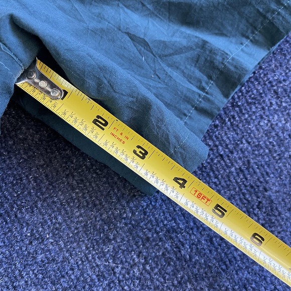 Vintage Stefano Swim Shorts Mens Medium Green Colorblock Mesh Lined Trunks - Picture 7 of 8